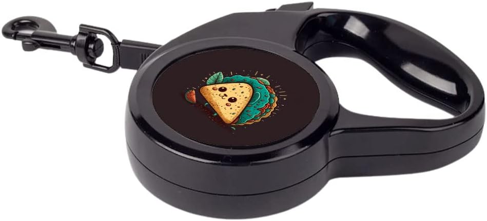 Cartoon Taco Retractable Pet Leash - Art Leash - Cartoon Dog Leash - 197 inches