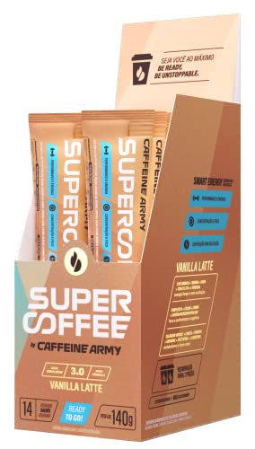 Caffeine Army Display SuperCoffee 3.0 Vanilla Latte 140g
