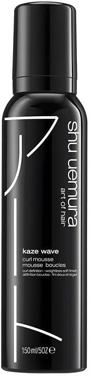 Shu Uemura, Curl Defining Mousse Kaze Wave, All Hair Types, Long-Lasting, Anti-Frizz, 150 ml
