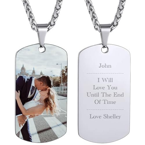 Dog Tag Kette Mit Foto Und Gravur Dog Tags Kette mit Gravur – Die 15 besten Produkte im Vergleich
