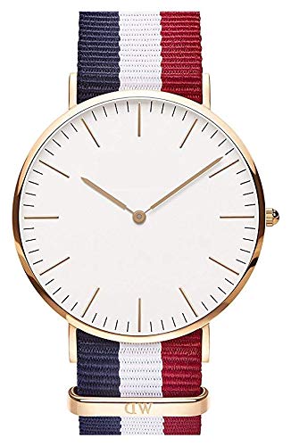 PAPER CUT Analogue Men & Womens Watch (White Dial White, Blue & Red Colored Strap) (B07KVJ1GZP) Amazon Price History, Amazon Price Tracker