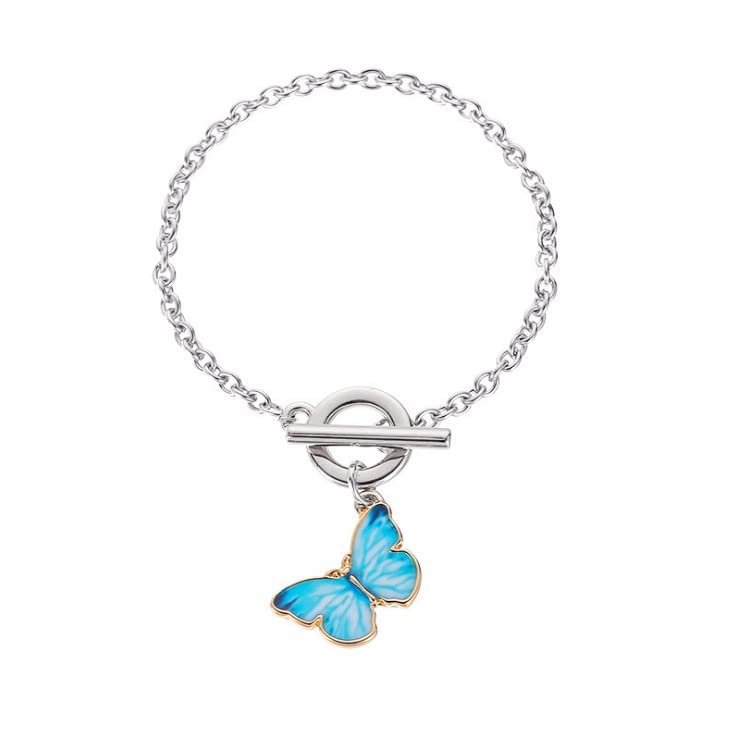 Destiny Jewels Silver Plated Butterflay Decor Bracelet For Women & Girls (B0B2JX5YCN) Amazon Price History, Amazon Price Tracker