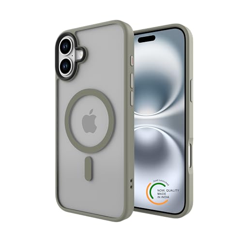 Image of for iPhone Case 16, [Anti-Yellowing Technology] [Military Grade Drop Protection] Shockproof Slim Hybrid Phone Case for iPhone 16 - Grey