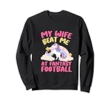 Photo Gallery mia moglie mi ha battuto a fantasy football loser felpa Photo Gallery mia moglie mi ha battuto a fantasy football loser felpa