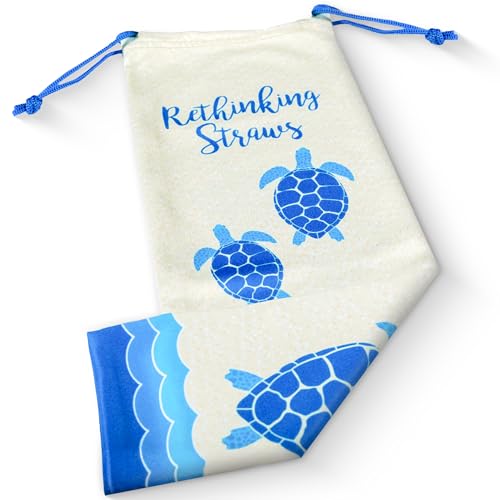 Reusable Straw Pouch - Easily clean our Machine Washable Straw