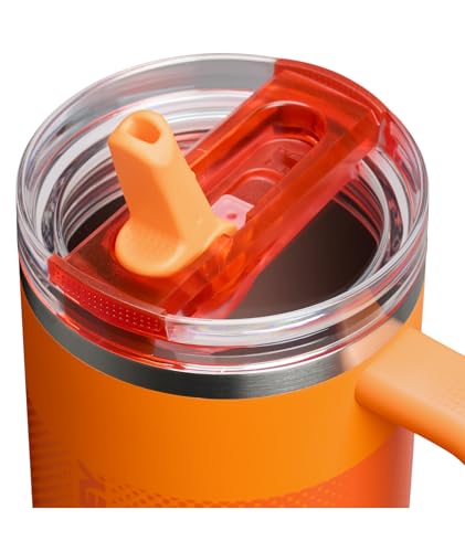 Image of STANLEY Quencher ProTour Flip Straw Tumbler with Leakproof Lid 40 oz | Built-In Straw and Handle | Cup Holder Compatible for Travel | Insulated Stainless Steel Cup | BPA-Free | Goldenrod Fade