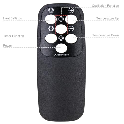 Télécommande de rechange Lasko 2033695 pour un salon toujours chaud - 4