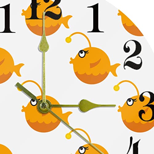 Horloge murale ronde à quartz silencieuse de couleur unie pour toute la maison - 3