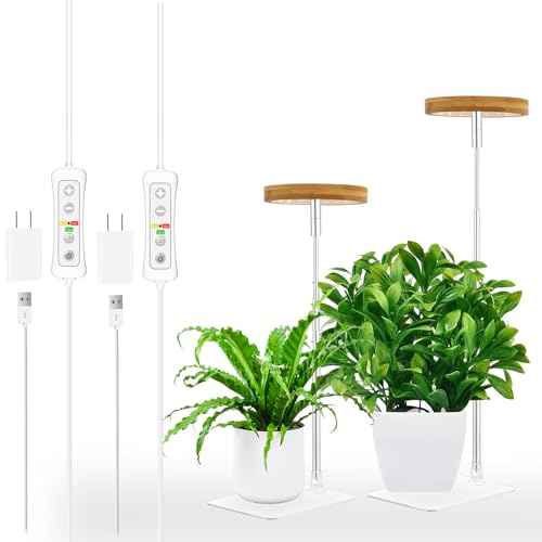 yadoker Halo Plant Grow Light, LED Growing Light Full Spectrum fo...