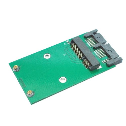 JXSZ 50mm mSATA Mini PCI-E SSD to 1.8 inch Micro SATA 7+7+2 Pin 7+9pin Male Adapter Card