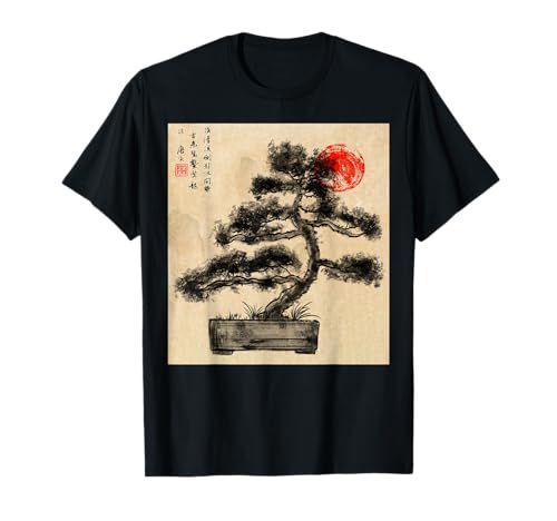 Bonsai Tree Japan Zen Japanese Art Gifts For Men Women Kid T-Shirt