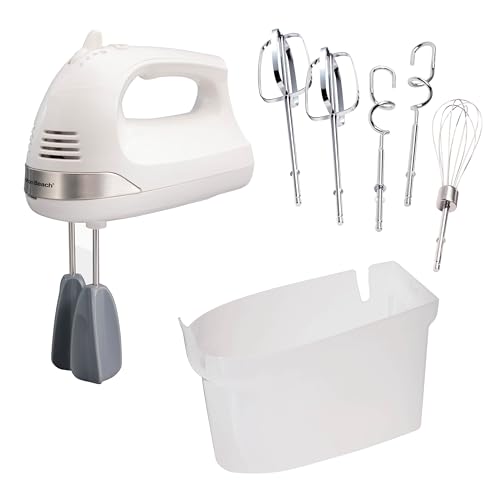 Hamilton Beach 6-Speed Electric Hand Mixer with Whisk, Dough Hooks