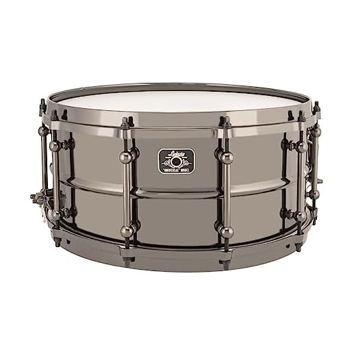 Ludwig 6.5x14 Universal Brass Snare Drum Black Nickel