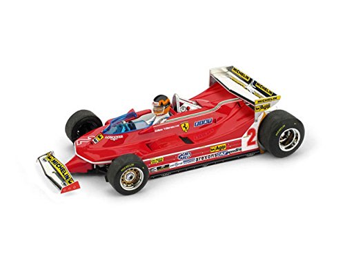 Ferrari 312 T5 F1 Brumm 1/43 Monaco GP 1980 - Miniature de Collection Haute Précision