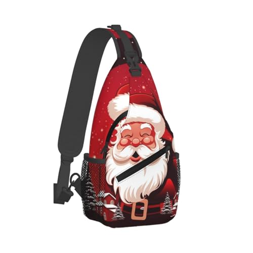 Bolso bandolera Santa Claus para hombre y mujer miniatura 2