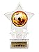 Express Medals 10 Pack Acrylic Flame Soccer Trophies Champion Awards Gift Prizes Trophy 10 PK EMFCL809