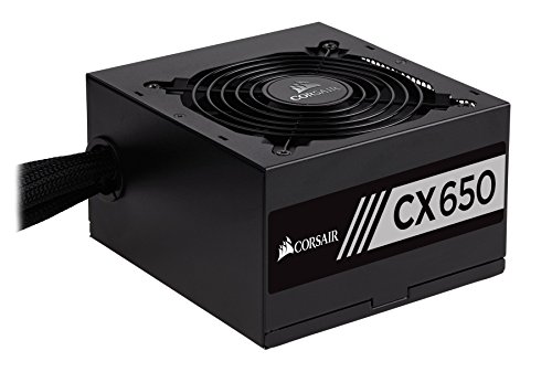 Image of Corsair CP-9020122-UK CX Series 650 W CX650 ATX /EPS 80 Plus Bronze 650W Power Supply Unit - Black