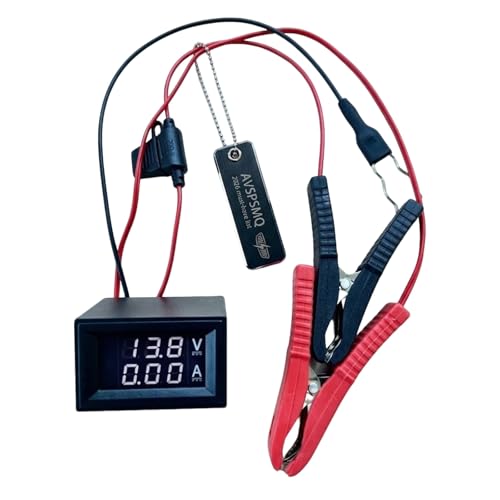 Automotive Parasitic Draw Tester Car Battery Drain Tester with Voltage Display | Vehicle Dark Current Leakage Detector Tool No Multimeter Required for Fault Diagnosis Testing(1pc)
