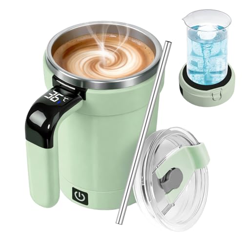 Taza automática auto mezcla recargable de 380 ml miniatura 1