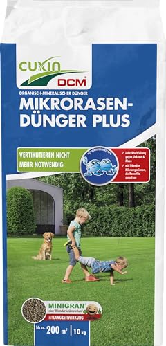 CUXIN DCM Mikrorasen-Dünger Plus - Langzeit Rasendünger - MINIGRAN®...