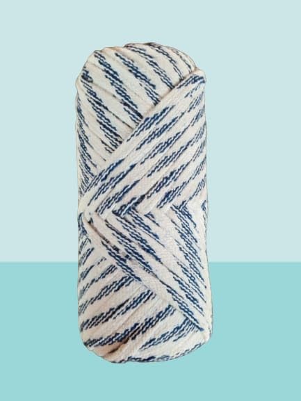Pyjama Naada Flat Dori String with Stick,100% Cotton,Pure Cotton Flat String for Payjama,Lehenga,Sari,Ethnic Dresses, Petticot & Salwar (Blue & White, 75 Meters/Roll)-picture-16