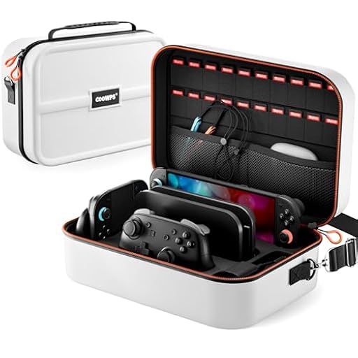 ZOZOVR Switch 2 Funda para Nintendo Switch 2 (2025), Estuche RíGida PortáTil con ProteccióN Total para Viajes, 20 Ranuras para Juegos , Bolsa Grande Antipolvo para Switch 2 Accesorios , Blanco | Ya disponible en tu tienda friki favorita! En mundofriki.es! ZOZOVR Switch 2 Funda para Nintendo Switch 2 (2025), Estuche RíGida PortáTil con ProteccióN Total para Viajes, 20 Ranuras para Juegos , Bolsa Grande Antipolvo para Switch 2 Accesorios , Blanco | Ya disponible en tu tienda friki favorita! En mundofriki.es!