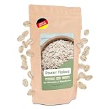 Sojaflocken (350g) | Daily Power Flakes (350 g) | Lower Carb Soja Flakes | schmecken wie Haferflocken | Nur 9 g Kohlenhydrate auf 100 g | hohe biologische Wertigkeit | 100% Vegan
