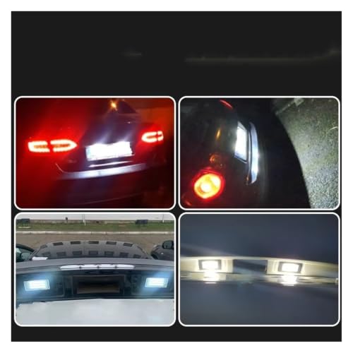 Luz de matrícula para TT viajes nocturnos seguros con bombillas estables de coche 5