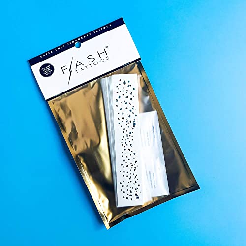 Champagne Fizz Confetti Freckles Set Of 25 Premium Boho Waterproof Temporary Metallic Gold And Silver Foil Flash Tattoos, Face Tattoo, Freckles Tattoo, Beauty Tattoo, Confetti, Freckles #TOP4