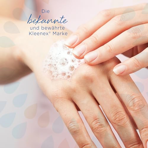 Kleenex Seife 6331, rosa Handseife mit angenehmer Duftnote für die tägliche Anwendung, bis zu 1000 Portionen per Handreiniger-Kassette, 6 x 1 L