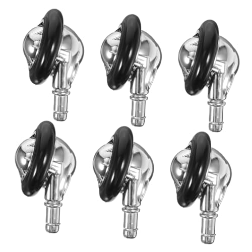 Veemoon Lot De 6 Roulettes De Meubles Robustes En Pvc Et Alliage D’aluminium 50 Mm Sans Frein Roulettes Pivotantes Pour Chaise De Bureau Et Fauteuil Usage Intérieur Sur Sols Durs