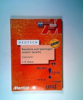 Paperback Deutsch. Grammatik. 5./6. Klasse. (RSR). Bausteine und Spielregeln unserer Sprache. (Lernmaterialien) [German] Book