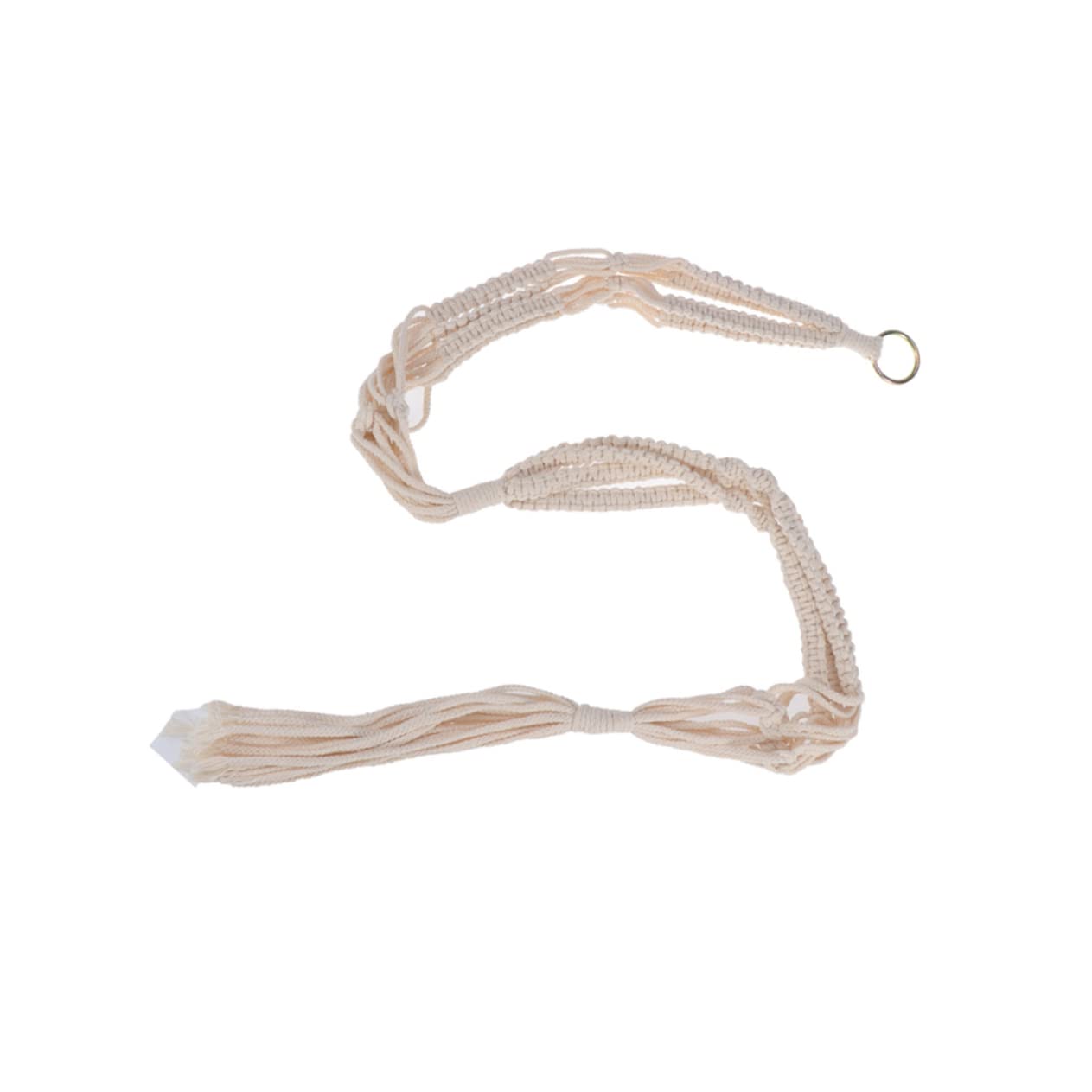 INOOMP 2 Eleganti Ganci Per Piante in Cotone Macramè Decorazione Da Parete Per La Casa Per Esterni Ganci Per Soffitti E Vasi.