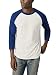 Hat and Beyond HC Mens Baseball Raglan 3/4 Sleeve Plain Casual Tee Basic Active T Shirts