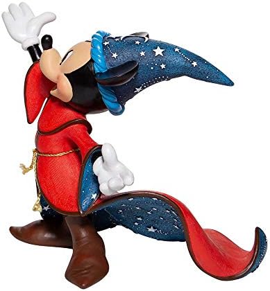 Enesco Disney Showcase Couture de Force Fantasia 80th Anniversary Sorcerer's Apprentice Mickey Mouse Figurine, 8.74 Inch, Multicolor