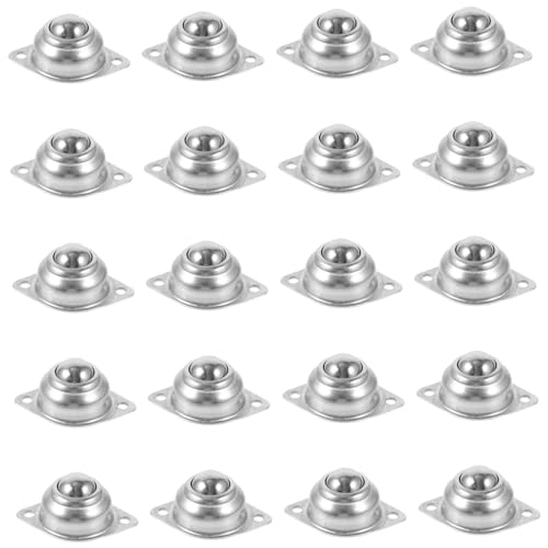 Roulettes universelles en acier à rotation 360 pour charge lisse