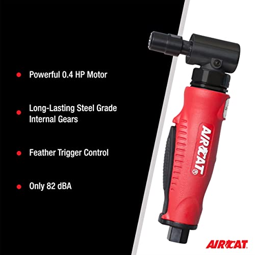 AIRCAT Pneumatic Tools 6255 Composite Right Angle Die Grinder 20,000 RPM thumbnail 5