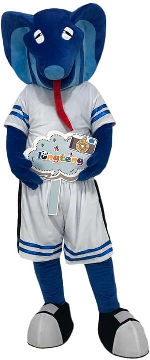 Sport Blue Cobra Snake Monster Mascot Costume Adult Cosplay Cartoon