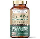CaAKG – 98% Reinheit – 1100 mg Calcium-AKG pro Tag – 60 Kapseln – Hochdosiertes Calcium-Alphaketoglutarat – Ohne Zusätze – Im UK hergestellt – GMP (60 Kapseln - Beutel)