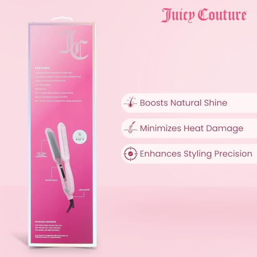 Plancha de pelo cerámica Juicy Couture color rosa miniatura 5