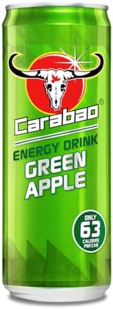 Carabao Green Apple Energy Drink, 330ml