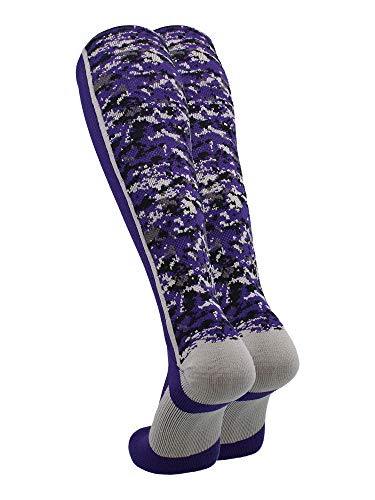 Image of TCK Digital Camo OTC Socks for Youth & Adults - High Performance Team Athletic Socks for Baseball, Football & Lacrosse, USA