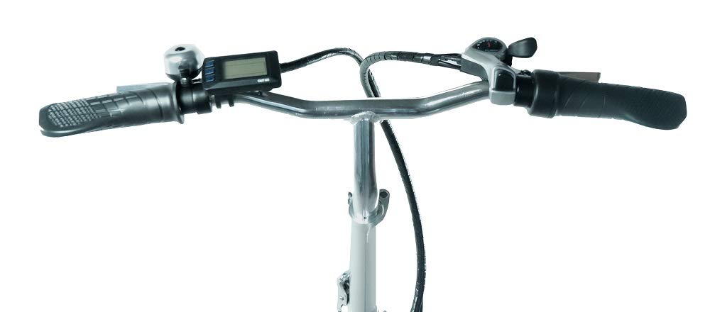 Un paio (2 pezzi) bici elettriche 20 pollici (50,8 cm) SWEMO in alluminio, pieghevoli, Pedelec SW100 e SW200 modello 2016, Sw100 & Sw200, nero, 51 cm