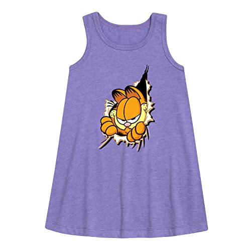 HYBRID APPAREL - Garfield - Peeking Out - Toddler and Youth Girls A-line Dress