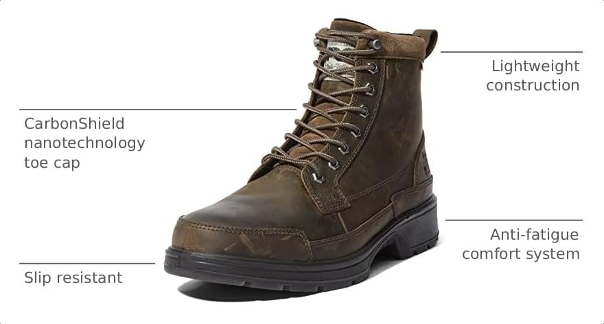 Image of Timberland PRO Men's Nashoba EK+ Composite Safety Toe Waterproof Work Boots