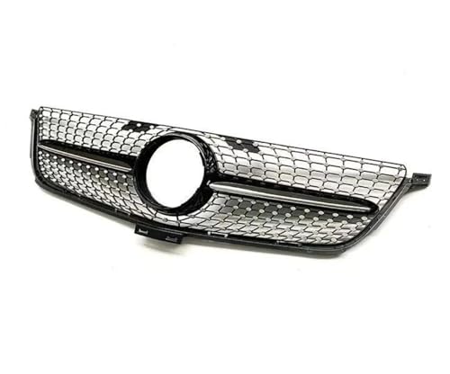 Calandre avant pour Benz Classe ML W166 2012-2015 - Grille de pare-chocs de course Black2
