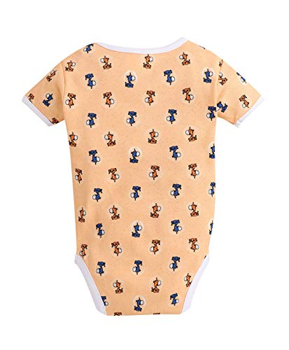 Image of BUMZEE Half Sleeve Unisex Baby Bodysuit Pack Of 3