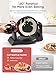 Waffle Maker, 1400W Double Belgian Waffle Iron 180° Flip, 8 Slices in 3 Mins, Rotating & Nonstick Plates, Anti-Scald, Removable Drip Tray Easy to Clean, Cool Touch Handle, Space-Saving Storage(Black)