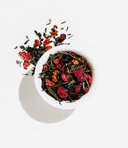 Art Of Tea | Organic Green Pomegranate Green Tea 2.5Oz | Artisan Loose Leaf Tea Tin #TOP1