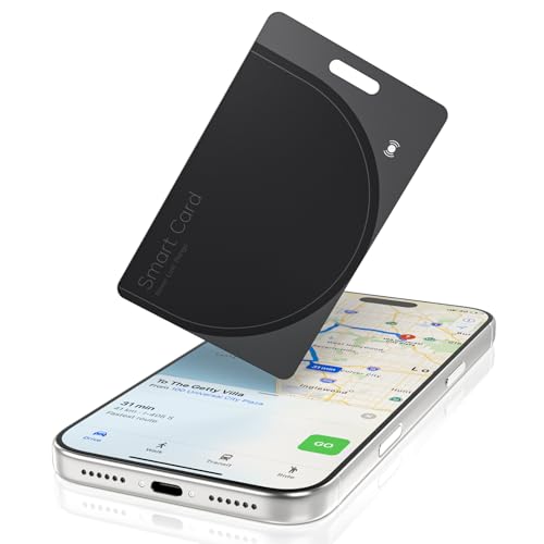 Wallet Tracker Card Air-Tag - Work with Apple Find My, Bluetooth Tracker Smart Card Wallet Finder,